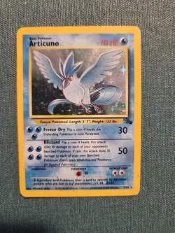 Pokemon Articuno Fossil Holo 2/62 HP - Image 1