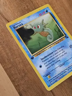 Pokemon TCG - HORSEA - 1ST EDITION 49/62 - Excellent - FOSSIL 1999 WOTC VINTAGE - Image 4
