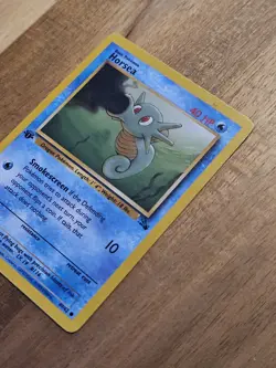 Pokemon TCG - HORSEA - 1ST EDITION 49/62 - Excellent - FOSSIL 1999 WOTC VINTAGE - Image 5