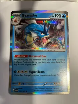 Gyarados 130/165 Scarlet & Violet 151 Pokemon Holo Foil Rare - Image 1