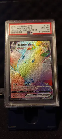 Pokemon Togekiss VMAX Vivid Voltage 191/185 Holo Secret Rare PSA 10 GEM MINT 💎 - Image 1