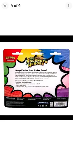 LOT OF 20 Pokemon Mega Evolution Ascended Heroes Tech Sticker Collection NEW - Image 5