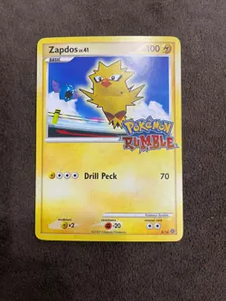 Zapdos 8/16 Pokemon Rumble Set Stamped English NM - Image 1