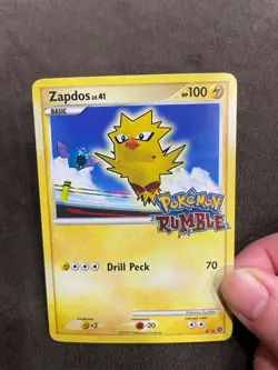 Zapdos 8/16 Pokemon Rumble Set Stamped English NM - Image 2