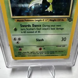 Pokemon Scyther Jungle 10/64 Holo Rare Unlimited PSA 9 1999 - Image 5