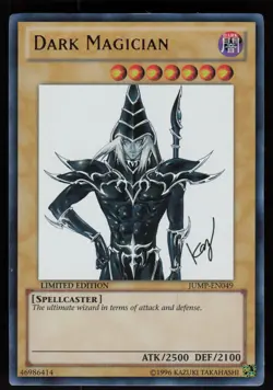 Dark Magician JUMP-EN049 Ultra Rare Promo Yu-Gi-Oh - Image 1