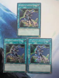 YuGiOh! The Melody of Awakening Dragon LCKC-EN028 Secret Rare x3 PLAYSET 1st Ed - Image 1