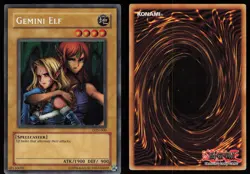 Gemini Elf LON-000 Secret Rare Labyrinth of Nightmare Unlimited Yu-Gi-Oh - Image 3