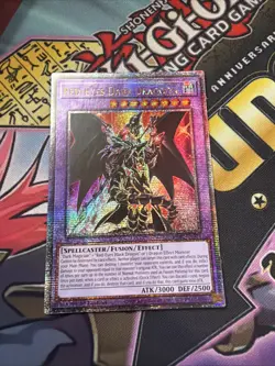 Yu-Gi-Oh! Red-Eyes Dark Dragoon (Quarter Century Secret Rare) RA02-EN021 1st Ed - Image 1