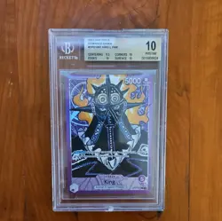 2022 One Piece Romance Dawn King Alt Art Leader OP01-091 English - Pristine 10 - Image 1