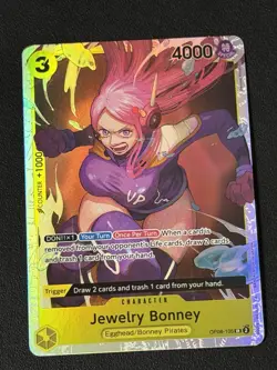 JEWELRY BONNEY - SUPER RARE FOIL - OP08-105 SR - One Piece TCG Two Legends NM - Image 1
