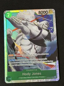 English One Piece Hody Jones OP06-035 SR Wings of the Captain TCG - Image 1