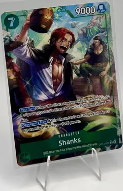 One Piece TCG Shanks OP14-027 Holo Character Card 9000 Power NM - Image 3