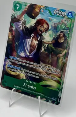 One Piece TCG Shanks OP14-027 Holo Character Card 9000 Power NM - Image 5