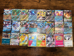 Pokemon Card Lot 24 Cards- EX, V, GX, IR, Promo Cards (Cosmos Holos), etc. - Image 1