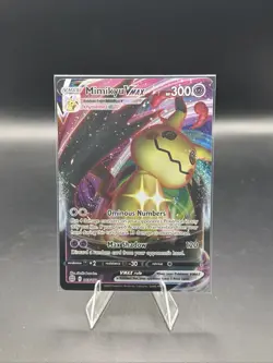 Pokemon Mimikyu VMAX Holo Ultra Rare TCG Card 069/172 Brilliant Stars - Image 1