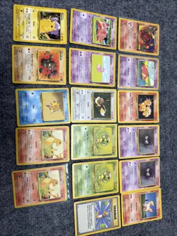 Pokemon Cards Lot 1999/ 2000 Of 17 Cards - Image 1