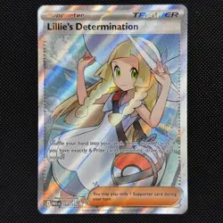 Lillie's Determination 169/132 - Mega Evolution - Pokemon Card - English - NM - Image 1