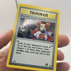 Pokemon Team Rocket TCG Rocket's Sneak Attack Holo Card 16/82 - Image 2