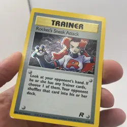 Pokemon Team Rocket TCG Rocket's Sneak Attack Holo Card 16/82 - Image 3