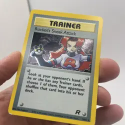 Pokemon Team Rocket TCG Rocket's Sneak Attack Holo Card 16/82 - Image 4
