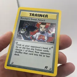 Pokemon Team Rocket TCG Rocket's Sneak Attack Holo Card 16/82 - Image 5