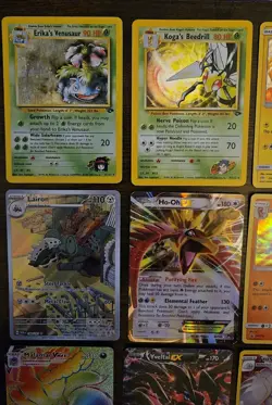 Pokemon 12 Card Lot. Holo Erica's Venusaur. Koga's Beedrill. Holo Mcd's Pikachu - Image 2
