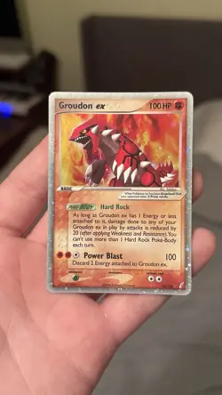 Groudon ex 93/100 - EX Crystal Guardians - Pokemon Card - LP/MP - Image 1
