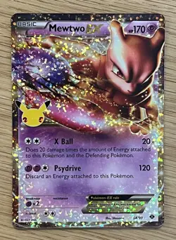 Mewtwo EX - 54/99 - Ultra Rare - Celebrations - Pokemon Card - NM/M - Image 1