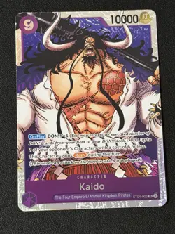 One Piece Card Game Kaido ST04-003 Super Rare - Animal Kingdom Pirates - NM - Image 1