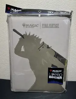 MTG Final Fantasy Cloud Pro-Binder Premium Zippered 9-POCKET Ultra Pro - Image 1