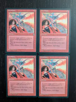 Pyroblast Set of 4 * ICE AGE * NM/MT * Magic the Gathering MtG - Image 1