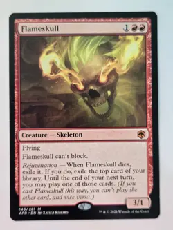 MTG Flameskull AFR 143/281 Regular Mythic - Image 2