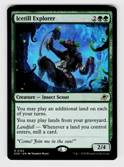 MTG, Edge of Eternities, Icetill Explorer, Normal, No.192, R Creature - Insect S - Image 1