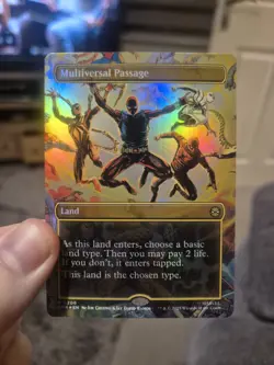 Multiversal Passage Borderless Foil - 206 - Spider-Man MTG - Image 1