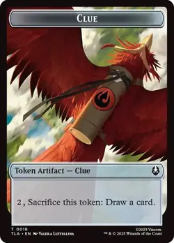 4x Ally/Clue Token, Avatar Tokens, MTG, 4 pack, Magic the Gathering - Image 1