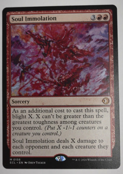 Soul Immolation Lorwyn Eclipsed MTG - Image 1