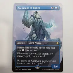 Archmage of Runes Borderless 0304 MTG FDN Foundations Rare MtG - Image 1
