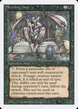MTG Nettling Imp Revised 119 Regular Uncommon LP - Image 1