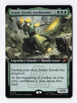 Avatar Kyoshi Extended Art 201 (M) MTG Avatar: The Last Airbender: Eternal-Legal - Image 1