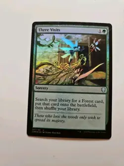 Three Visits Commander Legends Foil 261 LP/NM - Image 1