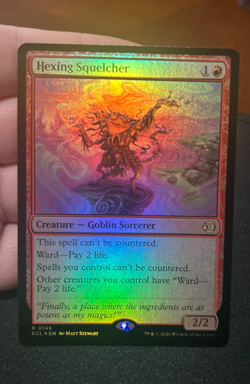 Magic the Gathering Hexing Squelcher Lorwyn Eclipsed Foil 145 - Image 2