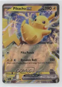 Pikachu ex Pokemon Scarlet & Violet Paldea Evolved SV02 #063 - Image 1