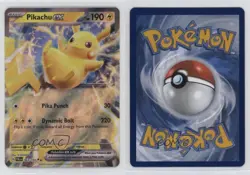 Pikachu ex Pokemon Scarlet & Violet Paldea Evolved SV02 #063 - Image 3