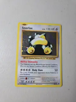 Snorlax XY179 X&Y Black Star Promos Cosmos Holo Pokemon Trading CG 2016 LP - Image 1