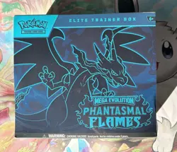 Pokemon Mega Evolution Phantasmal Flames Elite Trainer Box ETB Sealed - Image 1