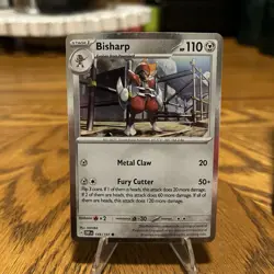 Pokemon Bisharp (Cosmos Holo) 149/197 Obsidian Flames Promo SWIRL - Image 1