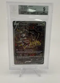 2022 POKEMON LOST ORIGIN ALTERNATE FULL ART #186 GIRATINA V Beckett BGS 9 - Image 1