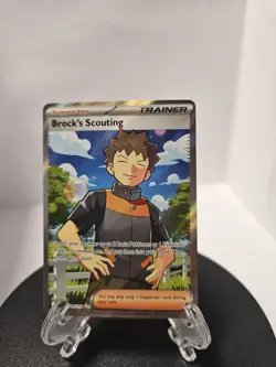 Brock's Scouting 179/159 Sv09: Journey Together Full Art Trainer Pokemon Card - Image 1