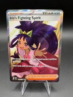 Iris's Fighting Spirit 180/159 Ultra Rare Trainer Pokemon Journey Together - Image 1